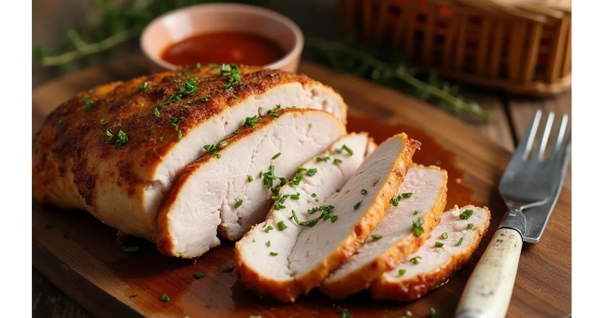 Roast Turkey Breast with Garlic and Herbs Recipe