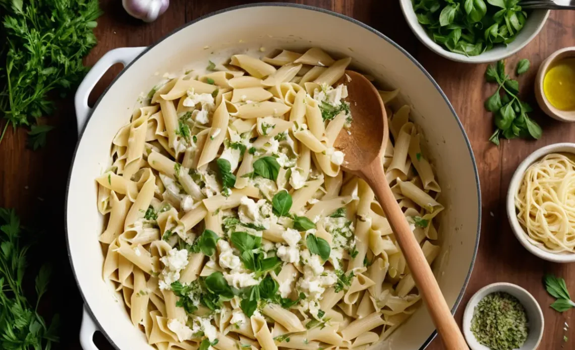 Boursin Cheese Pasta; Mydina Recipes