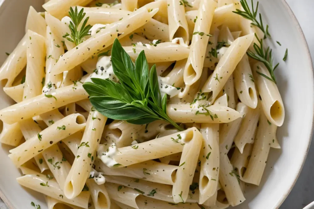 Discover the creamy comfort of Boursin cheese pasta. 