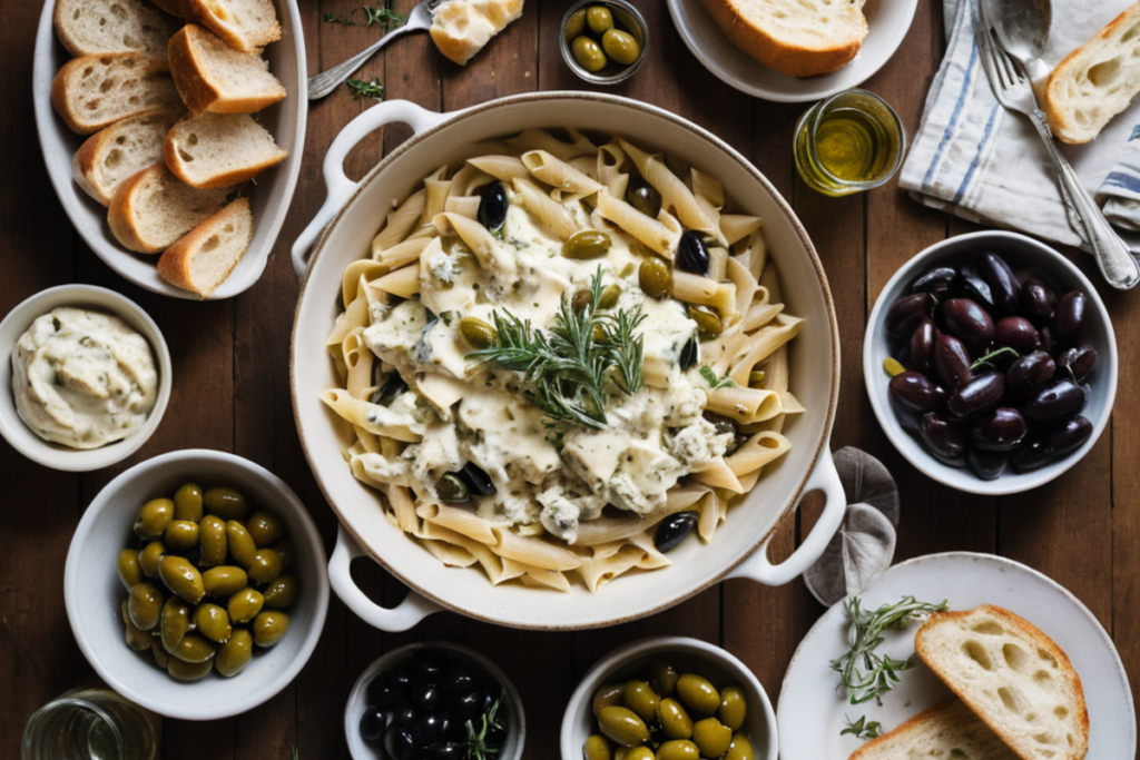 Discover the creamy comfort of Boursin cheese pasta. 