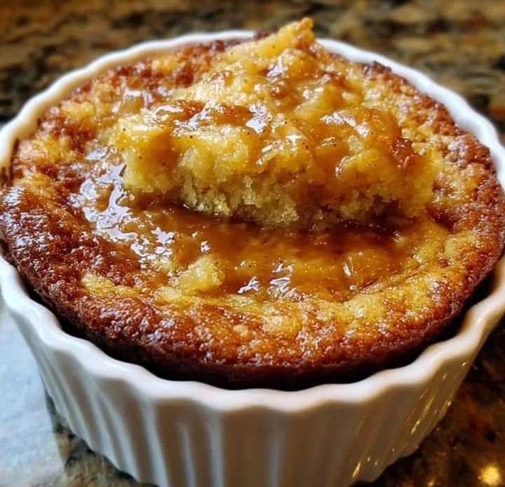 Delicious Depression-era rhubarb pudding cake with fresh rhubarb topping