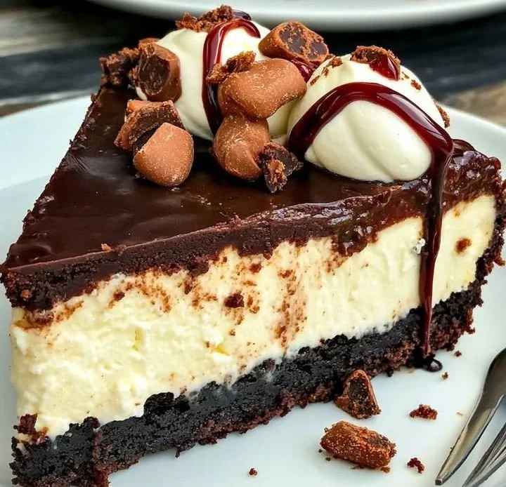 Delicious hot fudge brownie topped with rich chocolate sauce